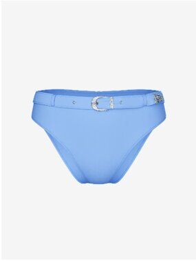 Victoria's Secret PINK Swim Pale Blue Cheeky Bikini Bottom Decorative Buckle, S